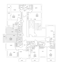 36,3 м², 1-комнатная квартира 9 442 830 ₽ - изображение 32