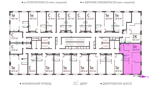 68,6 м², 3-комнатная квартира 30 284 312 ₽ - изображение 24