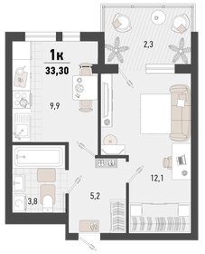 34 м², 1-комнатная квартира 9 703 600 ₽ - изображение 59