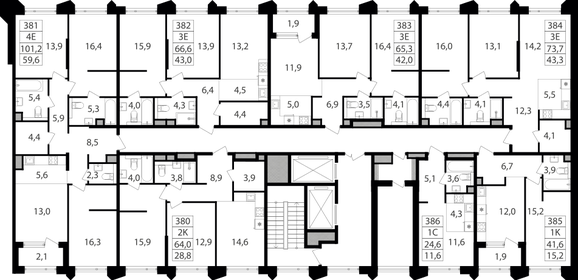 123 м², 3-комнатная квартира 48 500 000 ₽ - изображение 93