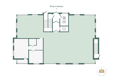 66,5 м², 2-комнатная квартира 7 390 000 ₽ - изображение 36