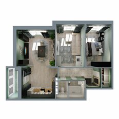 Квартира 79,4 м², 3-комнатная - изображение 2