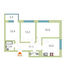 Квартира 75 м², 3-комнатная - изображение 1