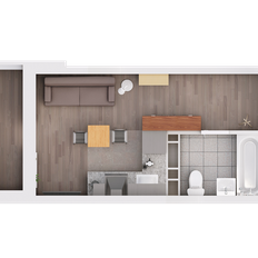 Квартира 32,4 м², студия - изображение 2