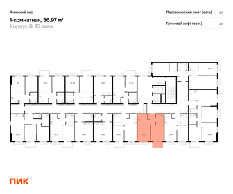 Квартира 37 м², 1-комнатная - изображение 2