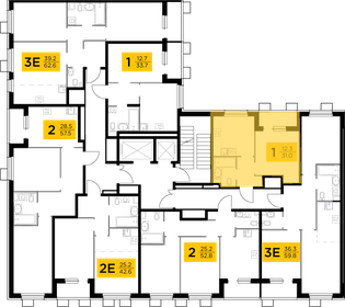 33,3 м², 1-комнатная квартира 5 400 000 ₽ - изображение 119