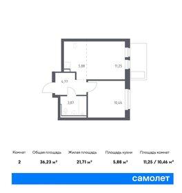 38,4 м², 1-комнатная квартира 6 875 253 ₽ - изображение 17