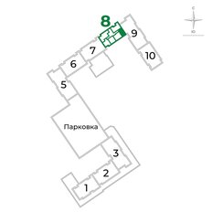 Квартира 27,4 м², студия - изображение 4