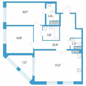 98,7 м², 2-комнатная квартира 26 654 400 ₽ - изображение 13