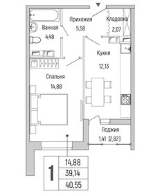 36,1 м², 1-комнатная квартира 6 421 937 ₽ - изображение 12