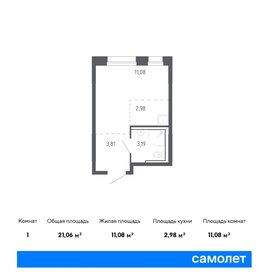 21,1 м², квартира-студия 3 896 198 ₽ - изображение 9