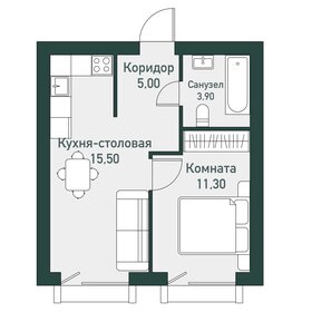 36,5 м², 1-комнатная квартира 4 195 200 ₽ - изображение 6