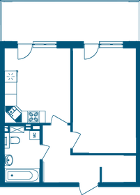 32,5 м², апартаменты-студия 16 561 805 ₽ - изображение 61