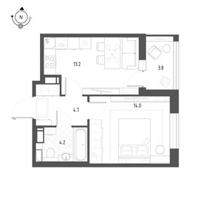 18,3 м², квартира-студия 1 950 000 ₽ - изображение 123