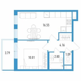 35,9 м², 1-комнатная квартира 5 556 750 ₽ - изображение 8