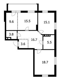 Квартира 88,5 м², 3-комнатная - изображение 5