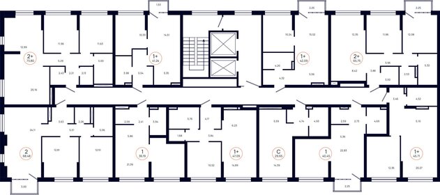 42,1 м², 1-комнатная квартира 5 508 000 ₽ - изображение 74