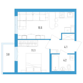 48 м², 1-комнатная квартира 6 500 000 ₽ - изображение 60