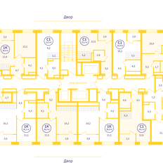 Квартира 36,7 м², 1-комнатная - изображение 3