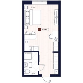 31,4 м², квартира-студия 5 640 000 ₽ - изображение 13