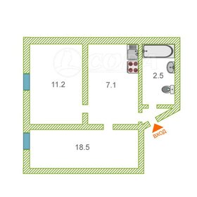 42 м², 2-комнатная квартира 3 500 000 ₽ - изображение 51
