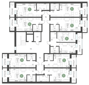 35,5 м², квартира-студия 5 147 540 ₽ - изображение 18