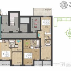 Квартира 37,4 м², 1-комнатная - изображение 2