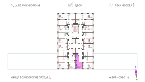 20,8 м², квартира-студия 10 183 950 ₽ - изображение 15