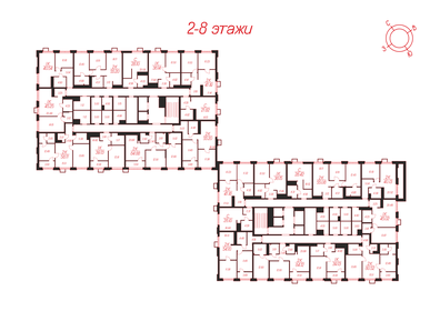 28 м², квартира-студия 3 390 000 ₽ - изображение 76