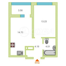 Квартира 37,3 м², 1-комнатная - изображение 1