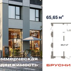 65,7 м², помещение свободного назначения - изображение 1