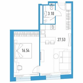 47,2 м², 1-комнатные апартаменты 10 566 080 ₽ - изображение 6