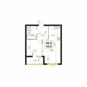 42,7 м², квартира-студия 6 042 050 ₽ - изображение 29