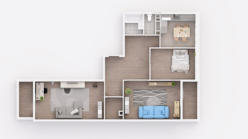 62,6 м², 3-комнатная квартира 10 000 000 ₽ - изображение 61