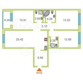 Квартира 91 м², 3-комнатная - изображение 1