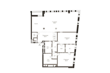 220 м², 4-комнатная квартира 260 000 000 ₽ - изображение 65