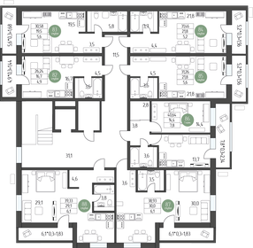 46,8 м², 1-комнатная квартира 6 004 980 ₽ - изображение 24