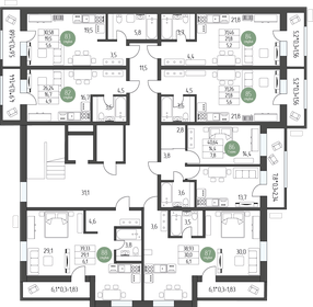 46,4 м², 1-комнатная квартира 5 783 660 ₽ - изображение 13