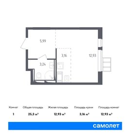 26,7 м², квартира-студия 7 199 000 ₽ - изображение 36