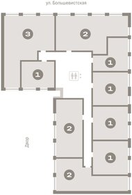 Квартира 92,5 м², 3-комнатная - изображение 2