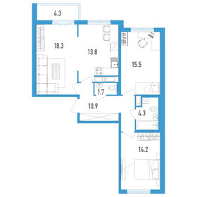 42 м², 1-комнатная квартира 1 800 ₽ в сутки - изображение 36