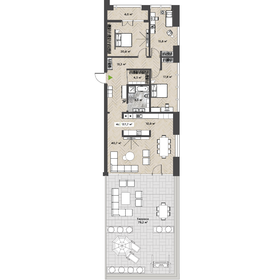 Квартира 141,7 м², 4-комнатная - изображение 1
