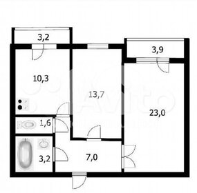 Квартира 59 м², 2-комнатная - изображение 1