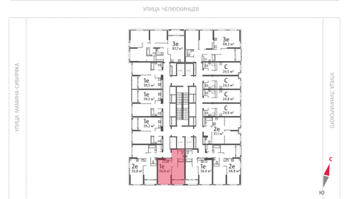 38,3 м², 1-комнатная квартира 8 200 000 ₽ - изображение 39