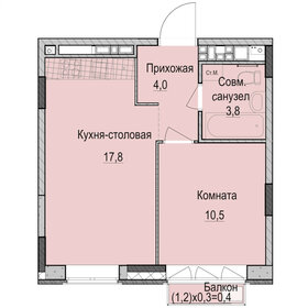 28,3 м², квартира-студия 5 499 000 ₽ - изображение 13