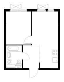 Квартира 34,3 м², 1-комнатная - изображение 1