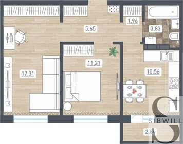 51,9 м², 2-комнатная квартира 4 986 240 ₽ - изображение 22