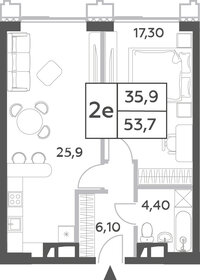 76,7 м², 2-комнатная квартира 23 010 000 ₽ - изображение 84