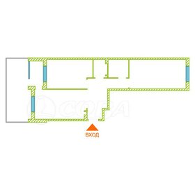 Квартира 61 м², 2-комнатная - изображение 1