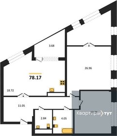Квартира 78,2 м², 2-комнатная - изображение 1